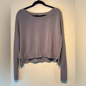 Garage - Light Blue Cropped Sweater
